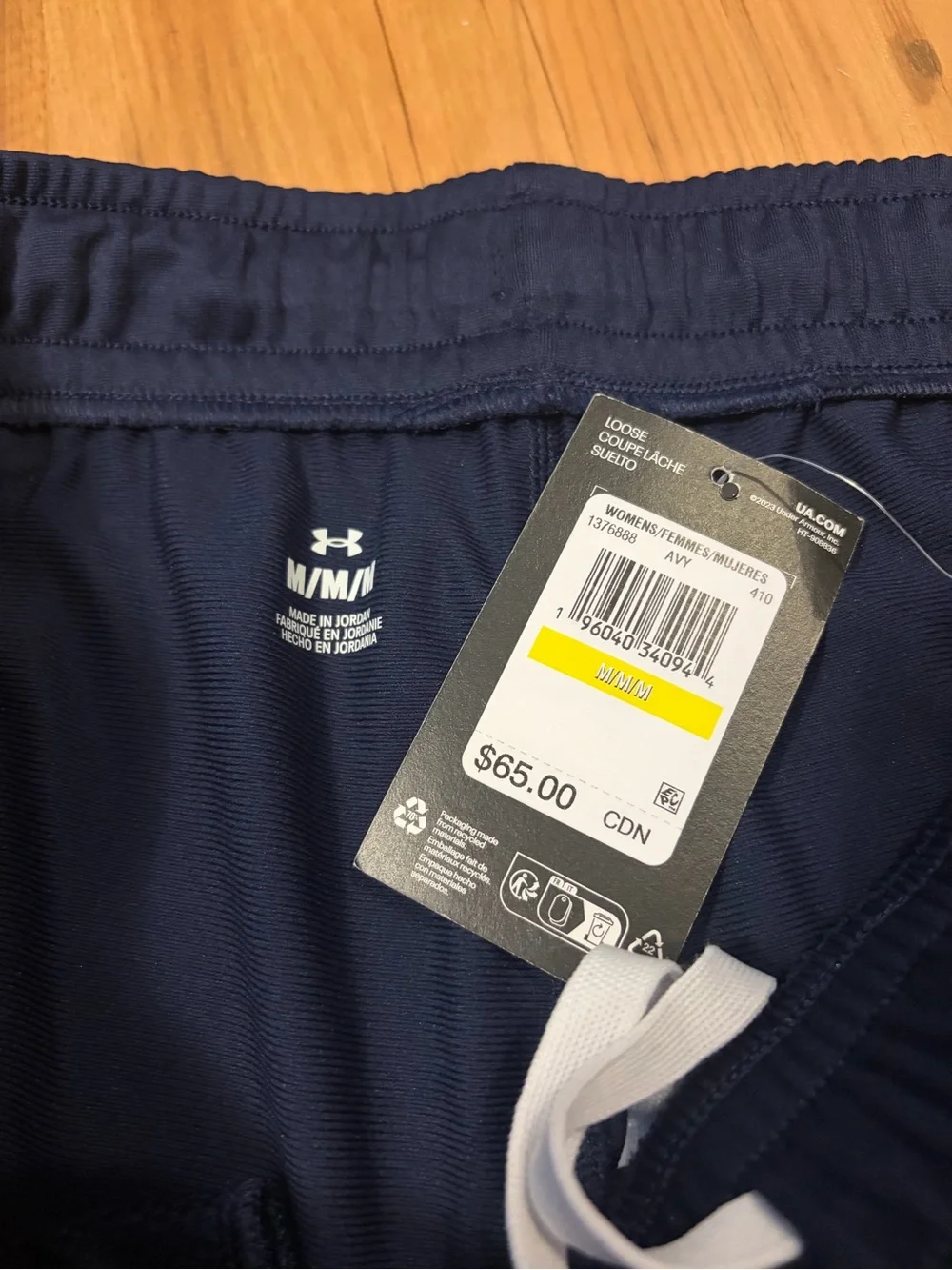 Under Armour Navy Blue Track Pants - Picture 4 of 4
